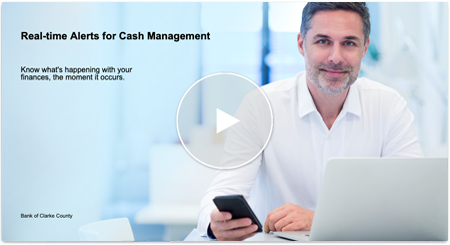 Real-time Alerts for Cash Management